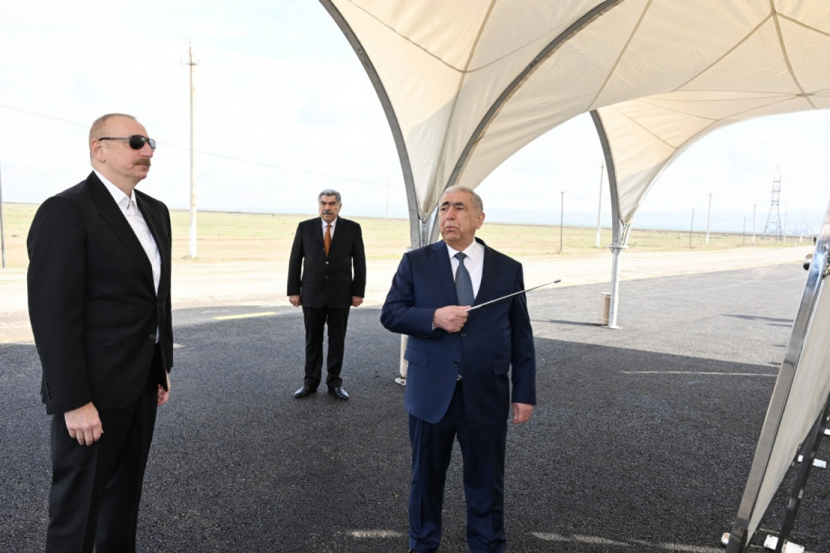 Ильхам Алиев посетил Гаджигабульский район - ФОТО -ОБНОВЛЕНО 