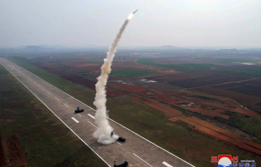 КНДР провела испытания новой зенитной ракеты