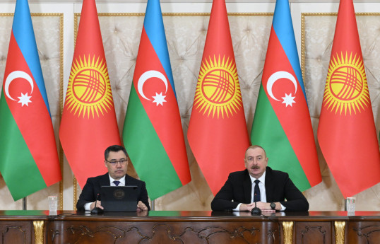 Ильхам Алиев и Садыр Жапаров выступили с заявлениями для прессы - ВЫДЕРЖКИ-  ОБНОВЛЕНО 