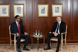 Ильхам Алиев провел встречу с министром ОАЭ-ФОТО 
