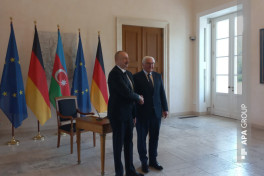 В Берлине состоялась встреча президентов Азербайджана и Германии в расширенном составе-ОБНОВЛЕНО 
