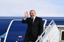 Завершился рабочий визит Ильхама Алиева в Германию-ФОТО 