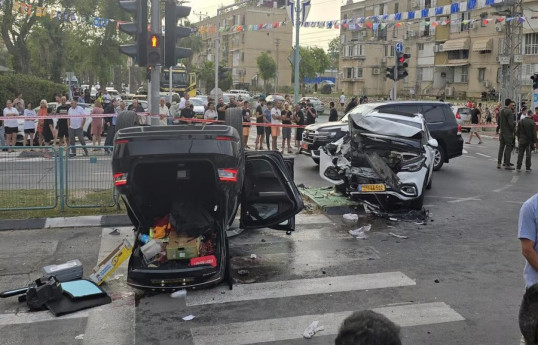 Министр нацбезопасности Израиля попал в аварию по дороге с места атаки в Рамле-ФОТО 