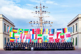 Военнослужащие ВМС Азербайджана на морских соревнованиях в Италии