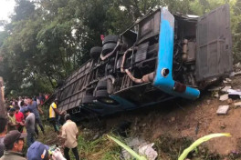 Автобус с паломниками перевернулся в Мексике, погибли 14 человек