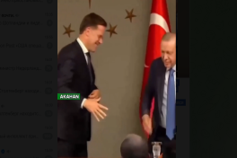 Эрдоган не пожал руку Марку Рютте-ВИДЕО 