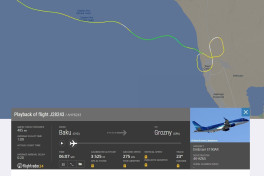 Flightradar опубликовал маршрут самолета перед крушением -ВИДЕО 