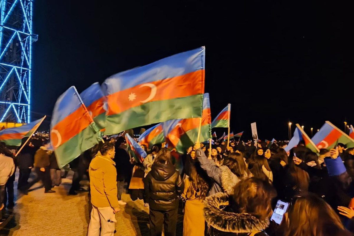 Азербайджанский народ празднует победу Ильхама Алиева -ФОТО 