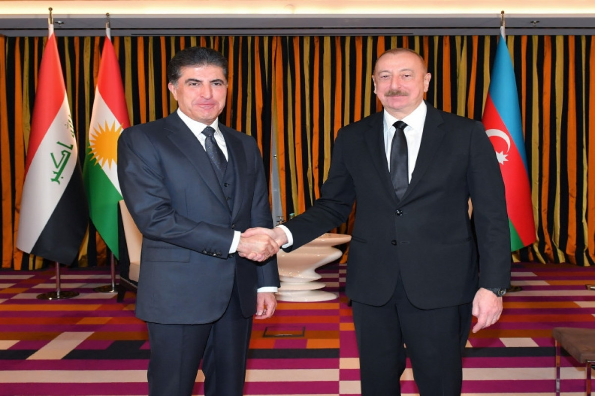 Президент Азербайджана встретился с главой региона Иракский Курдистан