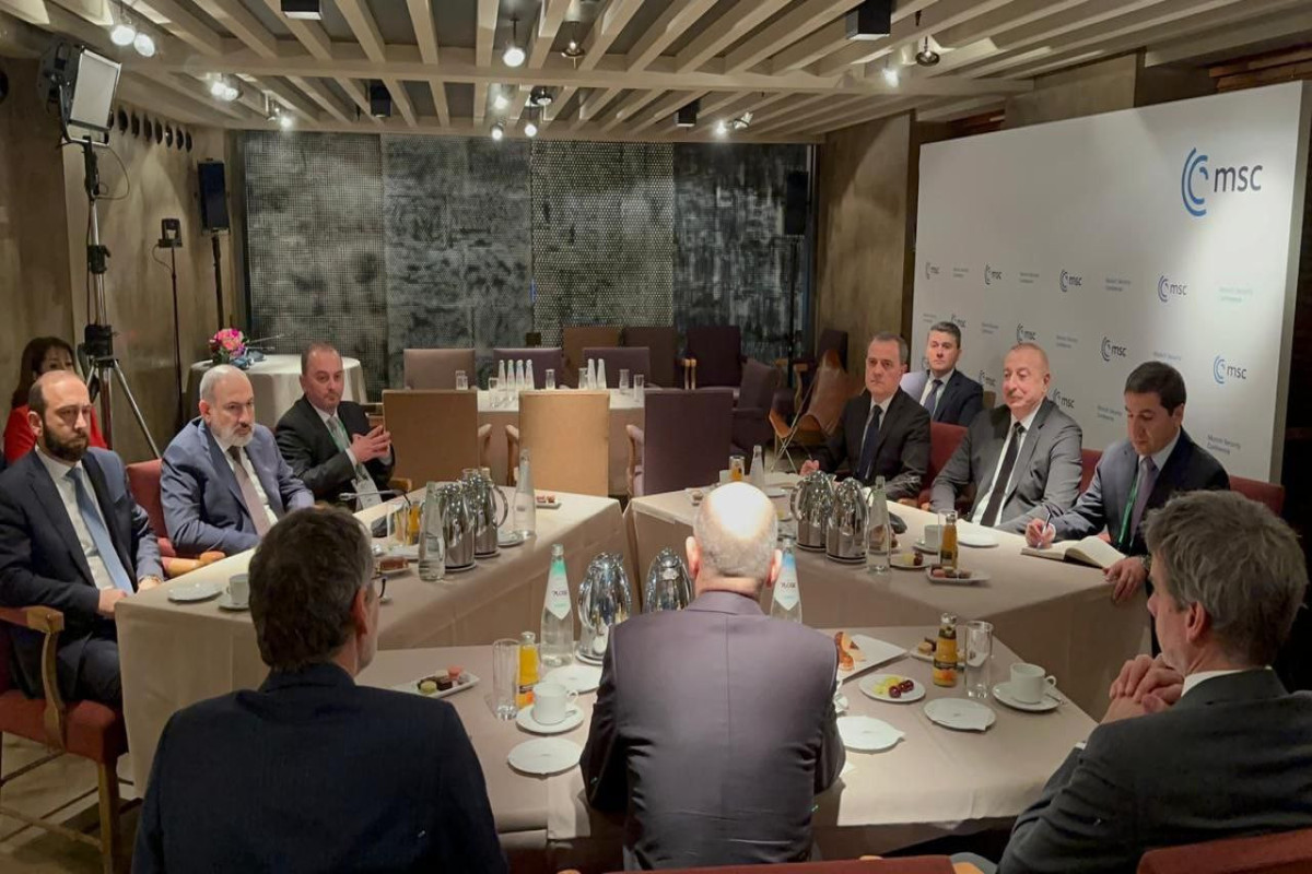 Двусторонняя встреча в Мюнхене: Лидеры Азербайджана и Армении договорились о продолжении переговоров -ВИДЕО -ОБНОВЛЕНО-3 