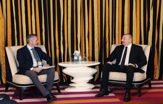 Ильхам Алиев и президент компании «Indra» встретились в Мюнхене