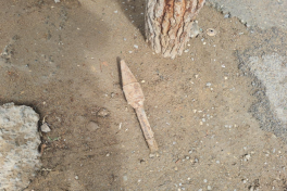 В Баку обнаружена граната на улице -ВИДЕО 