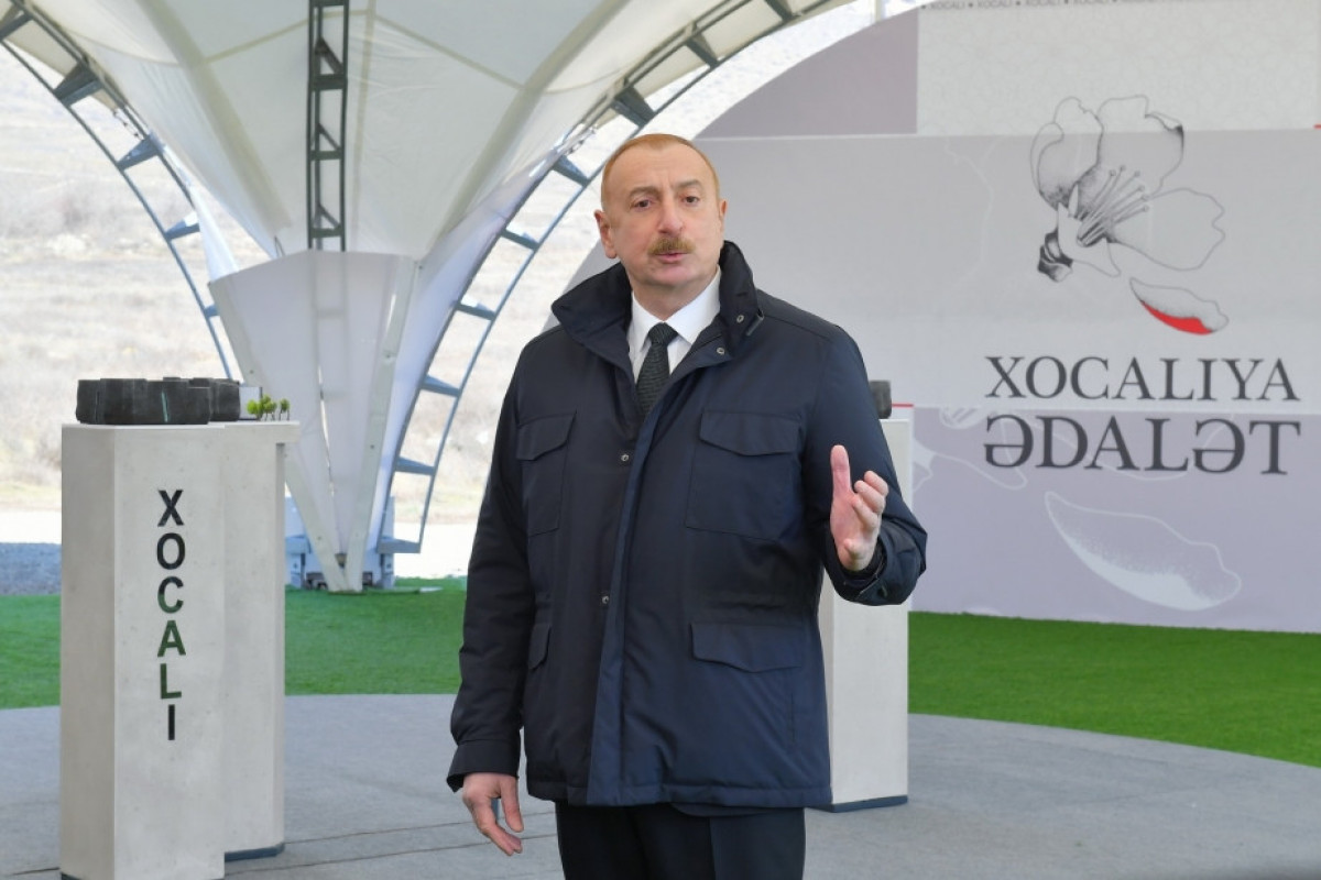 Ильхам Алиев: Мы на поле боя отомстили за невинных жертв Ходжалы-ФОТО 