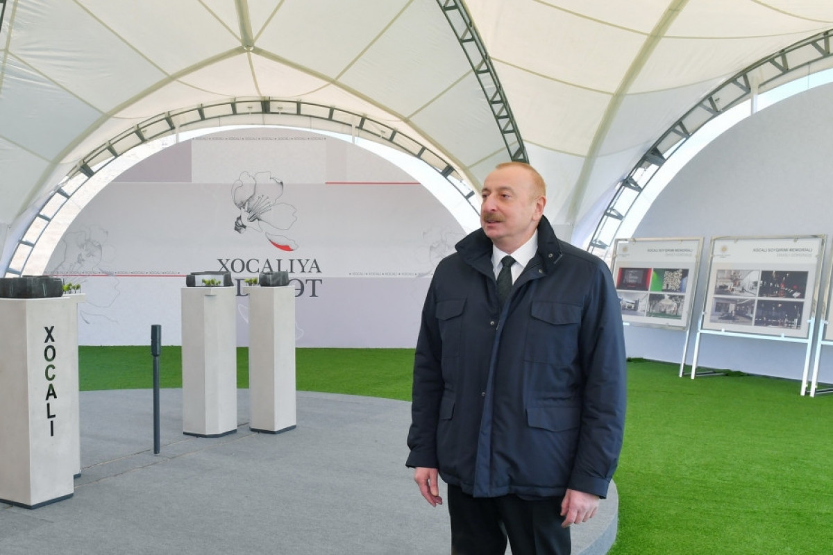 Ильхам Алиев: Мы на поле боя отомстили за невинных жертв Ходжалы-ФОТО 