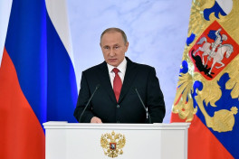 Послание Путина будут показывать на больших экранах по всей России 3 дня