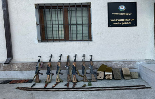 В Ходжавендском районе обнаружены оружие и боеприпасы