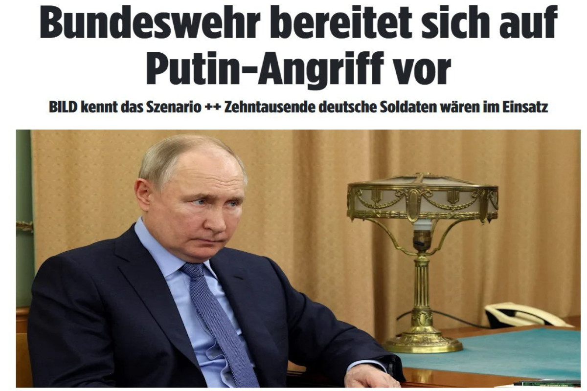 Из секретного материала Bild: Германия готовится к атакам Путина  -ФОТО 