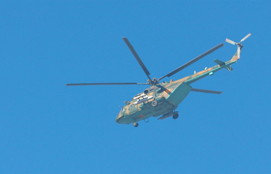 В Кыргызстане упал военный вертолет Ми-8: пострадали члены экипажа