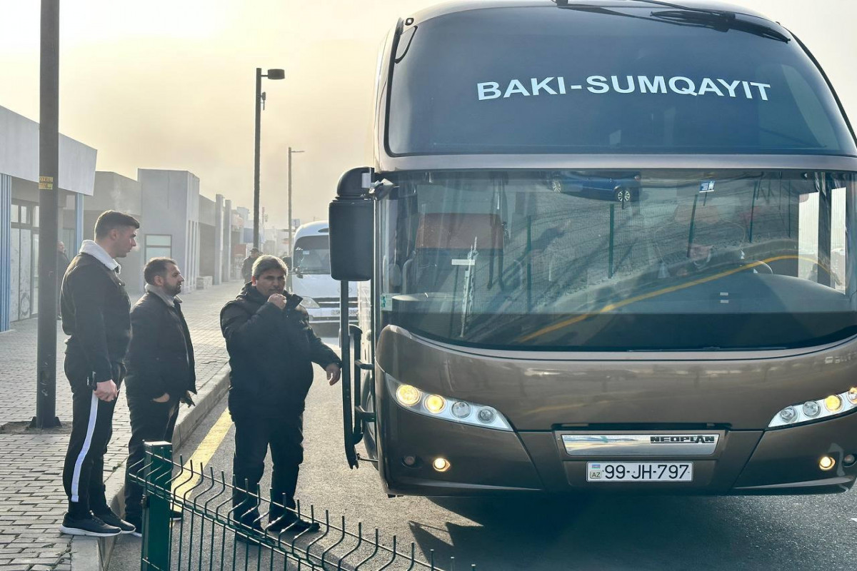 С сегодняшнего дня экспресс-автобусы Сумгайыт-Баку обслуживают пассажиров-ФОТО 