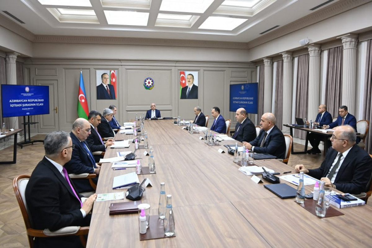 Экономический совет Азербайджана провел первое заседание
