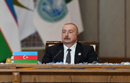 Ильхам Алиев выступил на встрече "ШОС плюс" в Астане