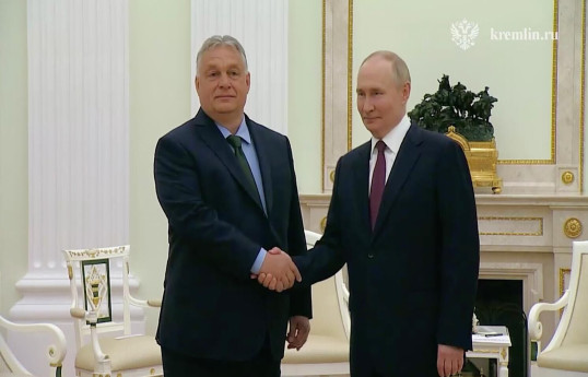 Путин и Орбан обсудили в Кремле мирное урегулирование украинского конфликта
