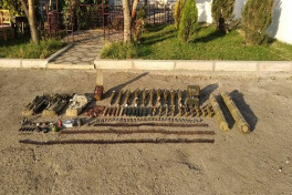 В Ханкенди за неделю было обнаружено и обезврежено большое количество боеприпасов и оружия