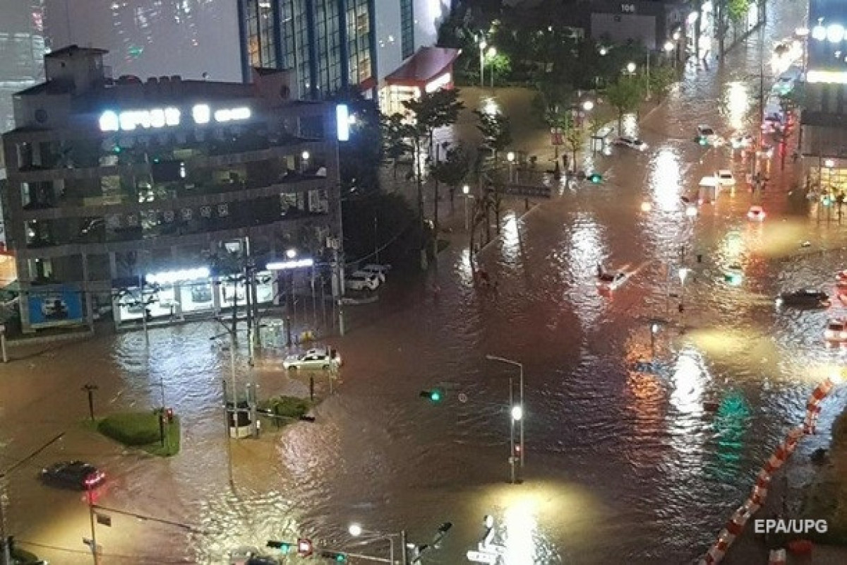 Проливные дожди унесли жизни пяти человек в Южной Корее