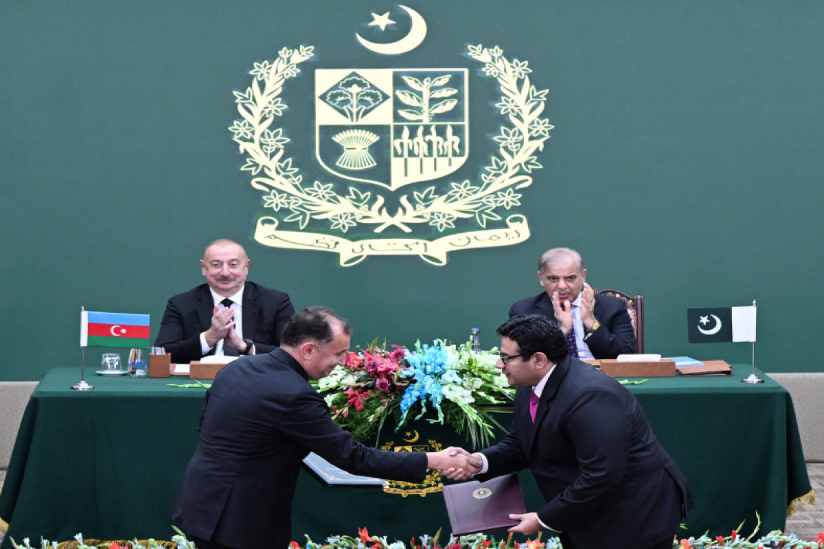В Исламабаде состоялась церемония обмена документами, подписанными между Азербайджаном и Пакистаном-ФОТО 
