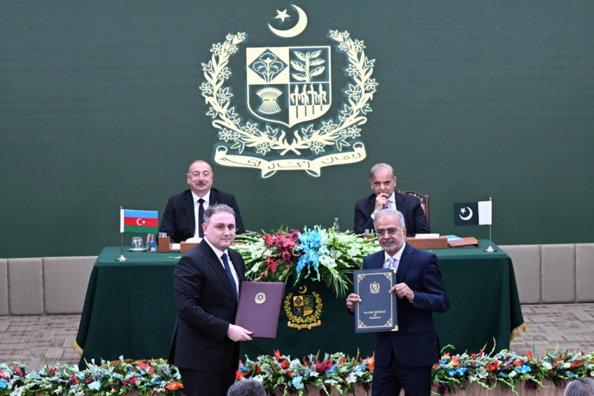 В Исламабаде состоялась церемония обмена документами, подписанными между Азербайджаном и Пакистаном-ФОТО 