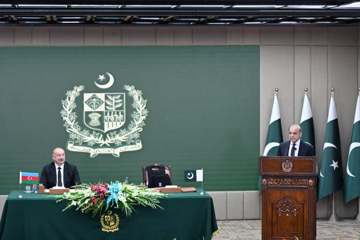 Президент Азербайджана и премьер-министр Пакистана выступили с заявлениями для прессы-ФОТО -ОБНОВЛЕНО 