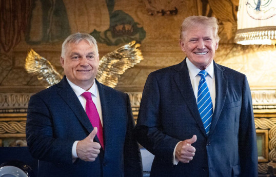 На встрече во Флориде Орбан назвал Трампа президентом