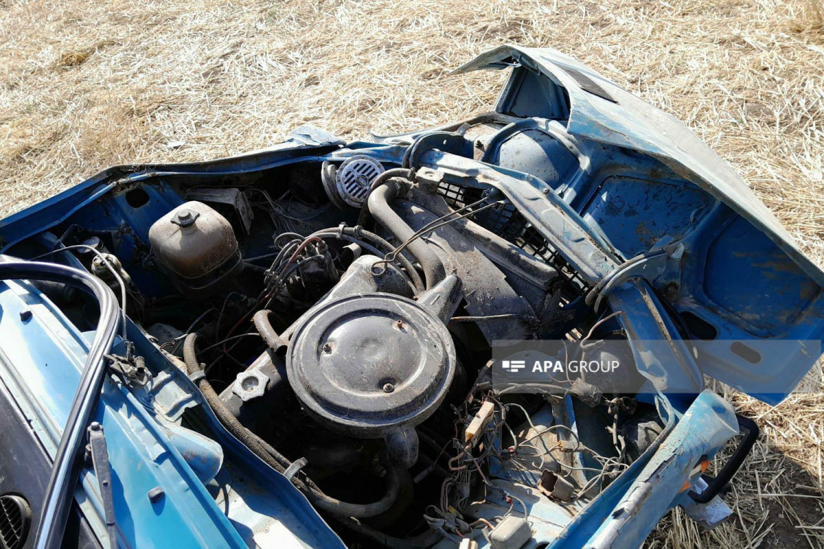 В южном регионе Азербайджана перевернулся «ВАЗ-2106», пострадал водитель-ФОТО 