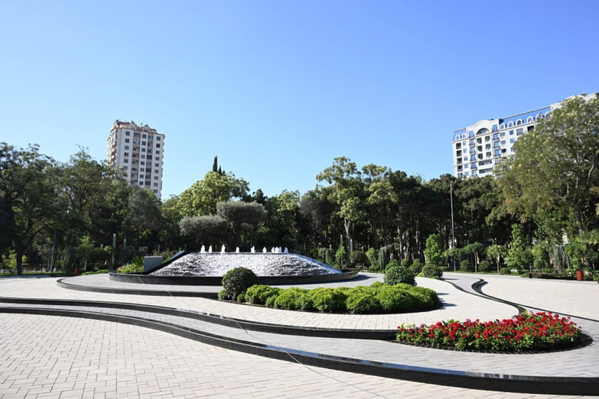 Ильхам Алиев принял участие в открытии нового парка в Баку-ФОТО 