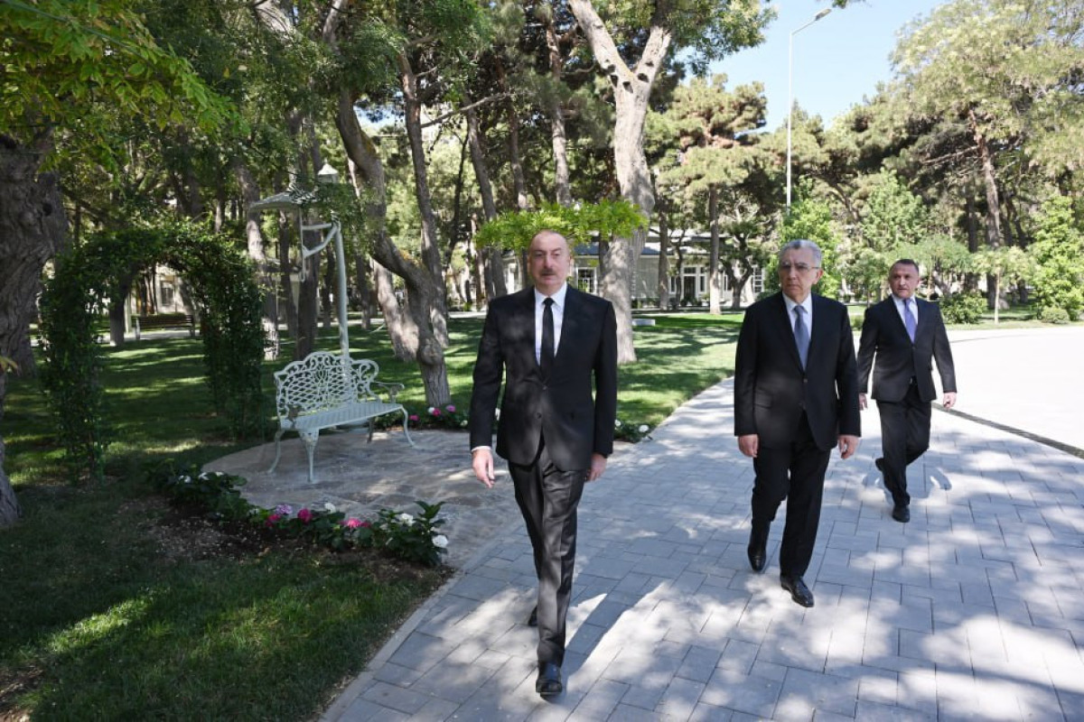 Ильхам Алиев принял участие в открытии нового парка в Баку-ФОТО 