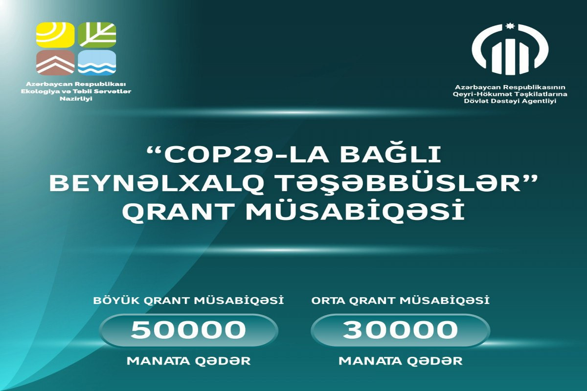 Объявлен грантовый конкурс для НПО "Международные инициативы, связанные с COP29"