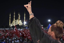 Жест «серый волк» Азерин вызвал поддержку Президента Эрдогана