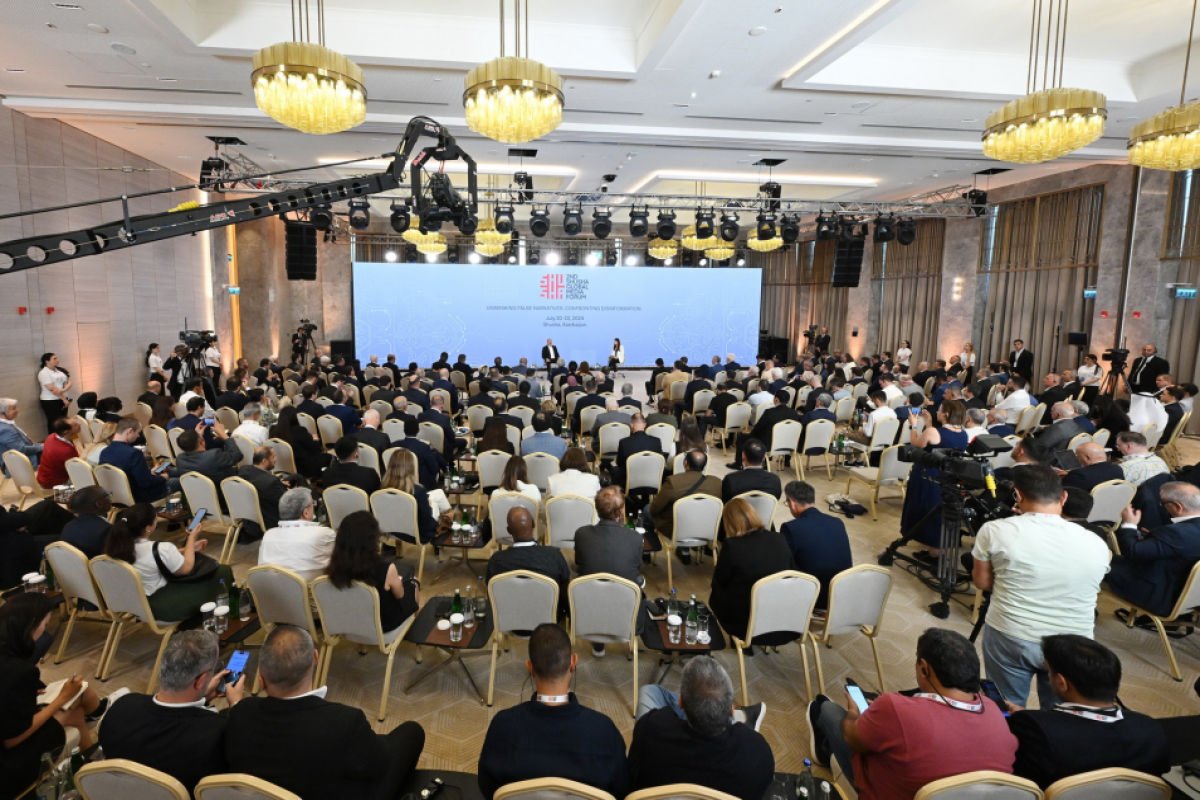 В Шуше состоялось открытие Второго глобального медиафорума
Президент Ильхам Алиев принял участие в форуме  -ОБНОВЛЕНО -ФОТО 