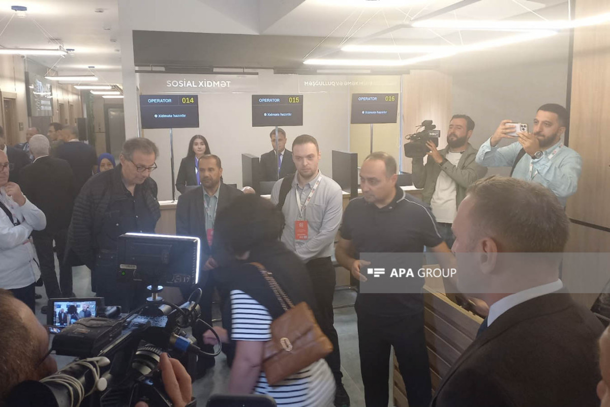 Участники II Шушинского глобального медиафорума посетили центры «ASAN Xidmət» и «DOST»-ФОТО 