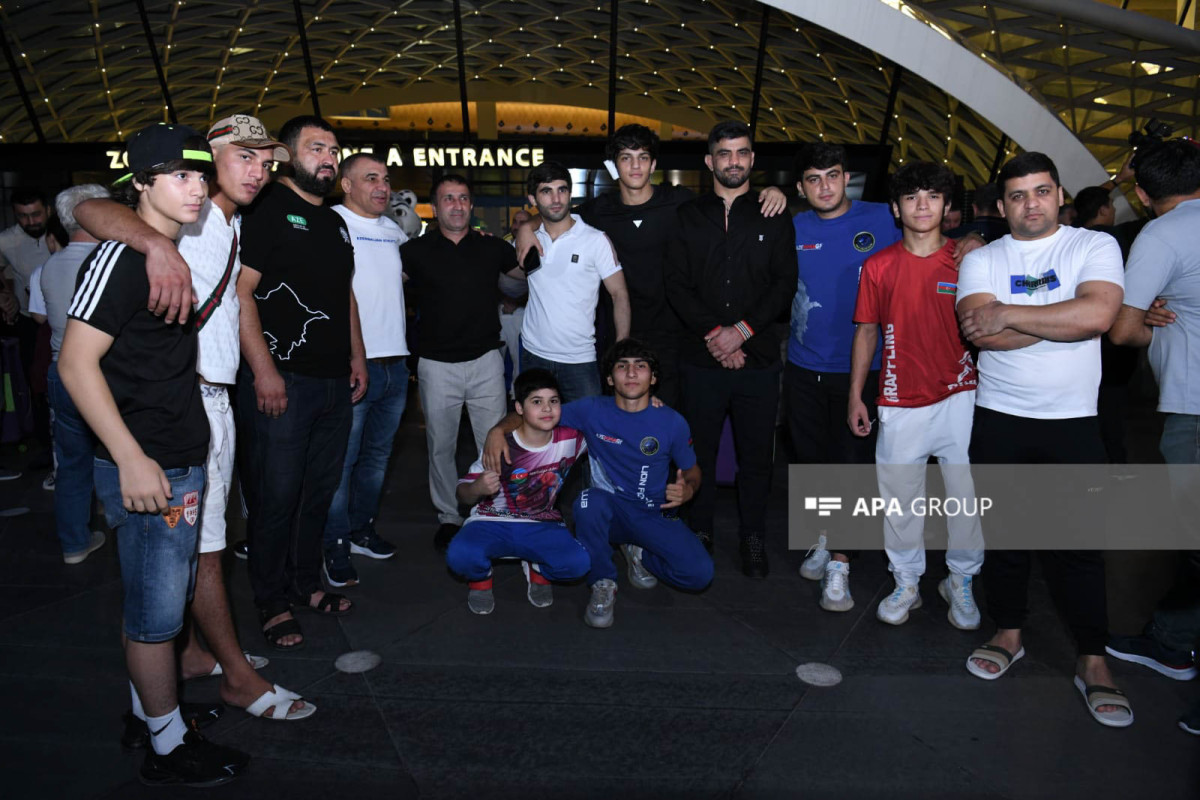 Группа азербайджанских спортсменов отправилась на летние Олимпийские игры в Париж-ФОТО 
