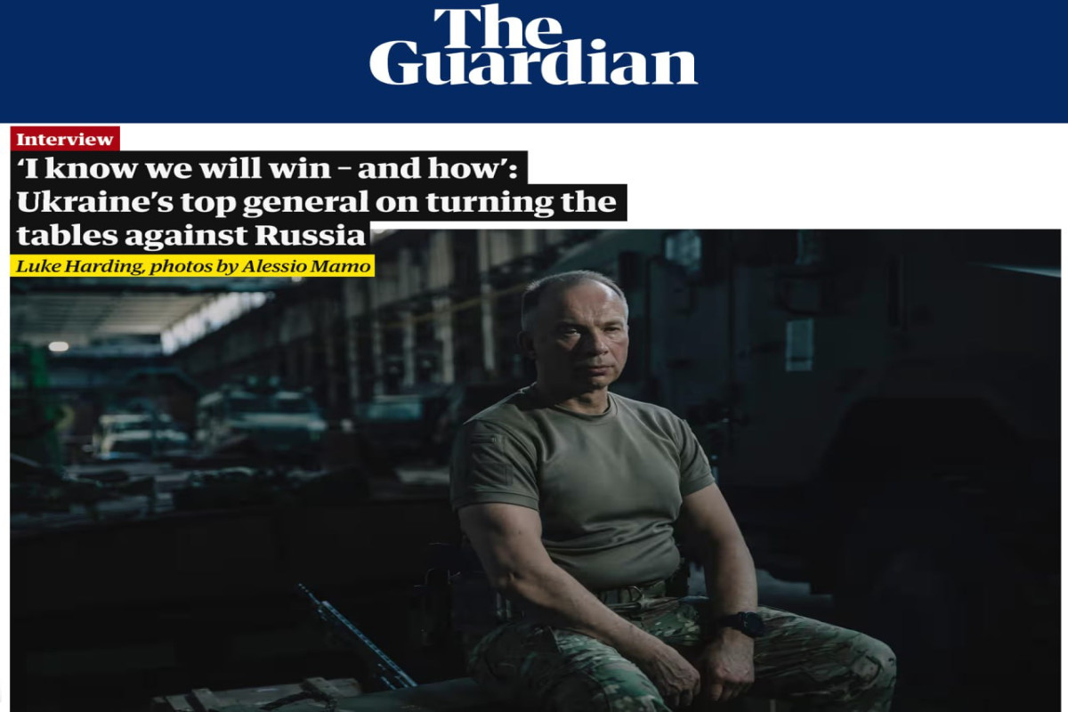 Сырский верит в возвращение Крыма Украине - главное из интервью The Guardian 