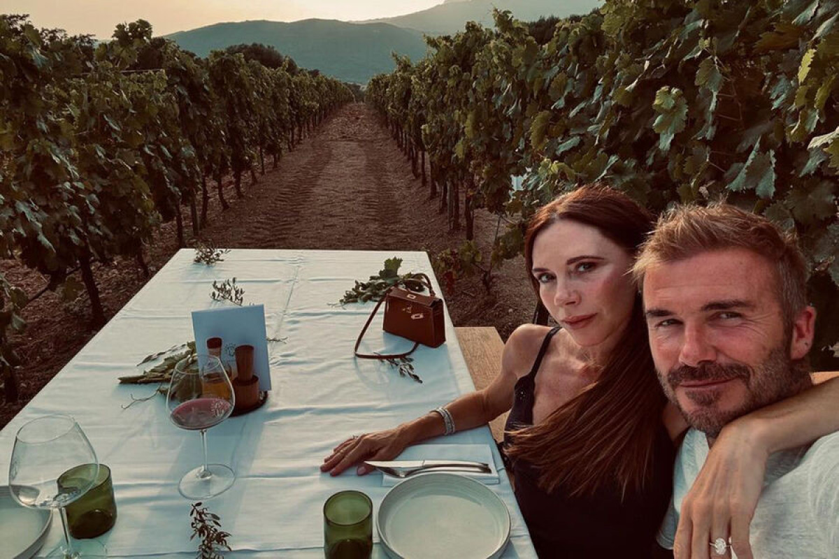 Дэвид Бекхэм пригласил супругу на свидание среди виноградников