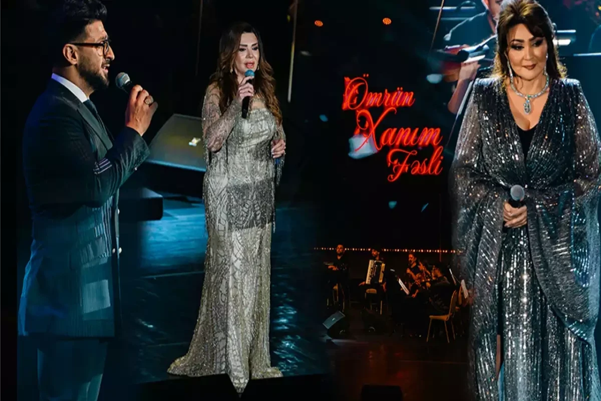 Звезды азербайджанской эстрады на творческом вечере Ханым Исмаилгызы