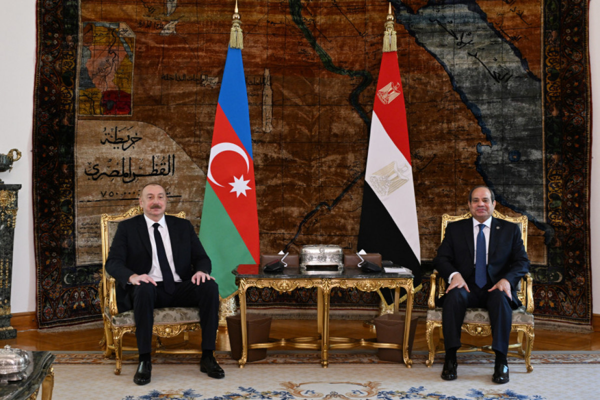 Ильхам Алиев и Абдель-Фаттах ас-Сиси  провели встречу в расширенном составе-ОБНОВЛЕНО 