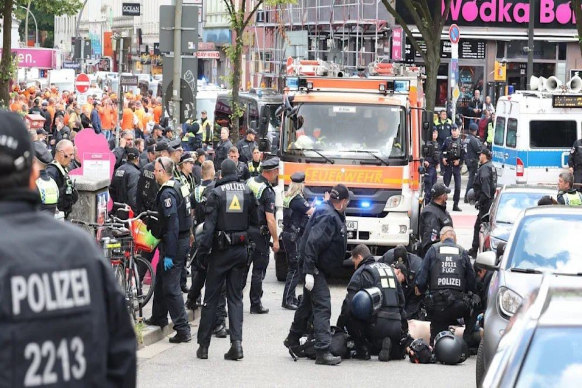 Перед футбольным матчем Польша-Нидерланды было совершено нападение на полицию, произошла стрельба -ФОТО 