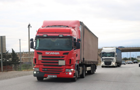Первый груз из Китая прибыл в Азербайджан на грузовиках