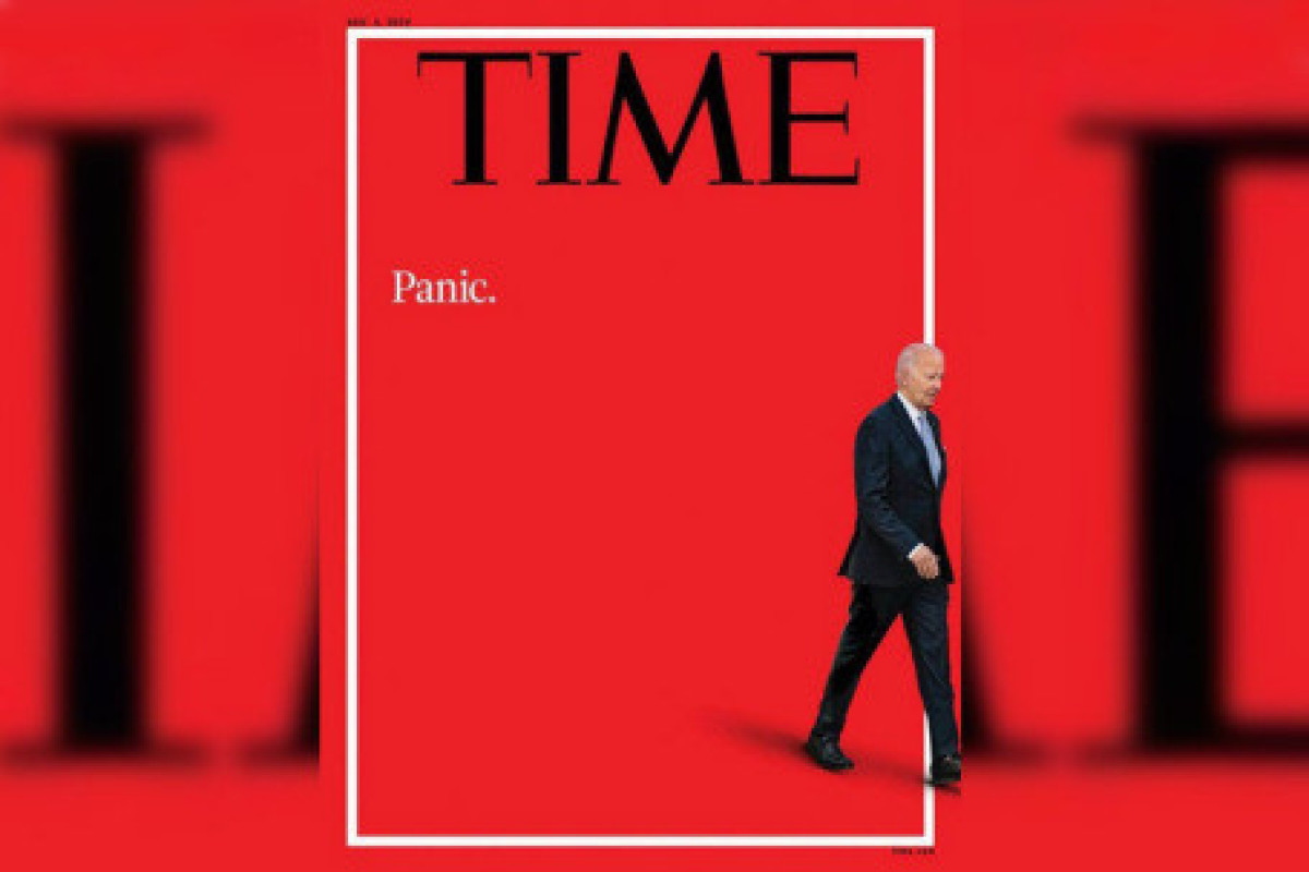 Time опубликовал обложку с Байденом: "Паника"