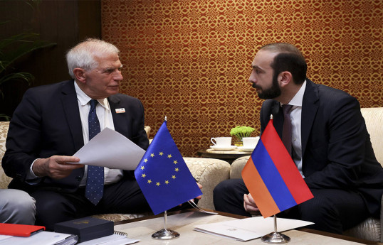 Мирзоян обсудил с Боррелем начало безвизового режима с ЕС