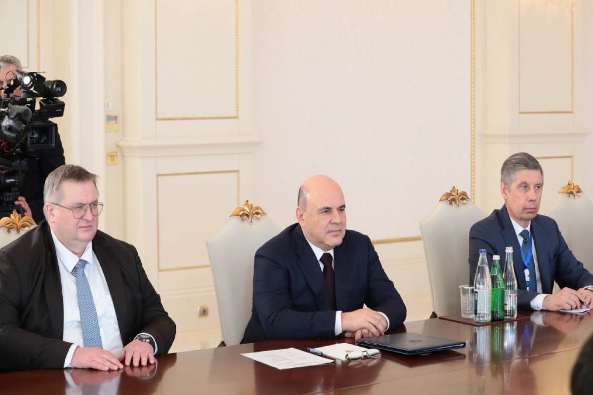 Ильхам Алиев провел встречу с Михаилом Мишустиным-ФОТО 