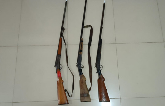 В Лачине изъято незаконно хранящееся огнестрельное оружие